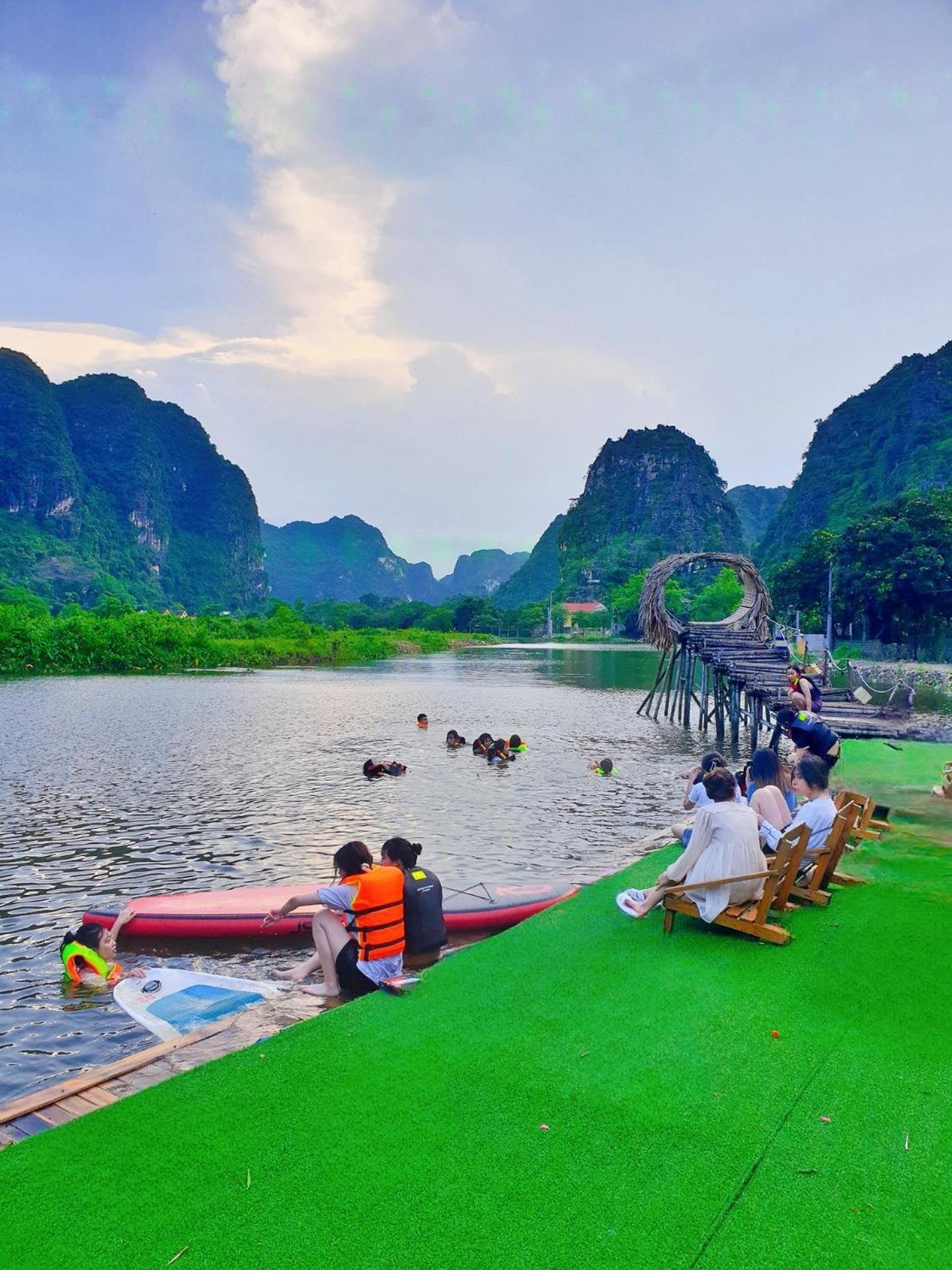 Quoc Khanh Bamboo Homestay Ninh Binh Buitenkant foto
